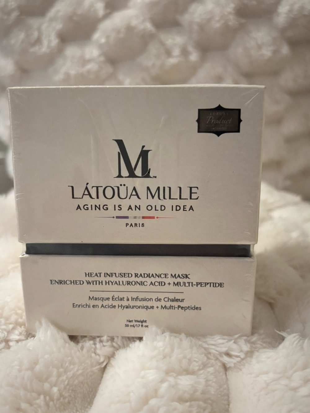 L'ATOUA MILLE Moroccan Argan Oil Manicure Set & Heat Infused Radiance Mask - Picture 3 of 4